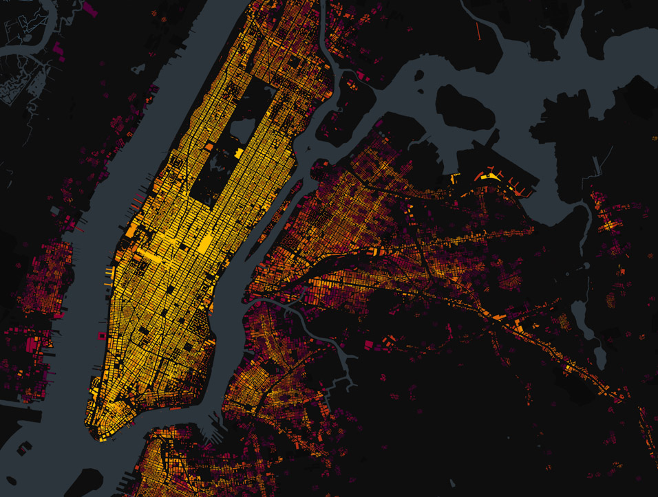 New York City — TLC Cab Pickups Joined to Overture Buildings